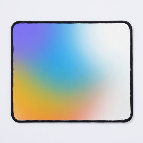 Item preview, White Rainbow Multicolor Grain Shaded Tones Gradient Mist  designed and sold by EvergreenMotifs.