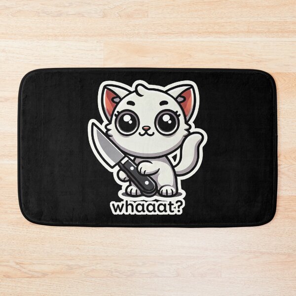 Item preview, Whaaat? Stabby Cat Is A Cute Kawaii Kitty designed and sold by Glimmersmith.