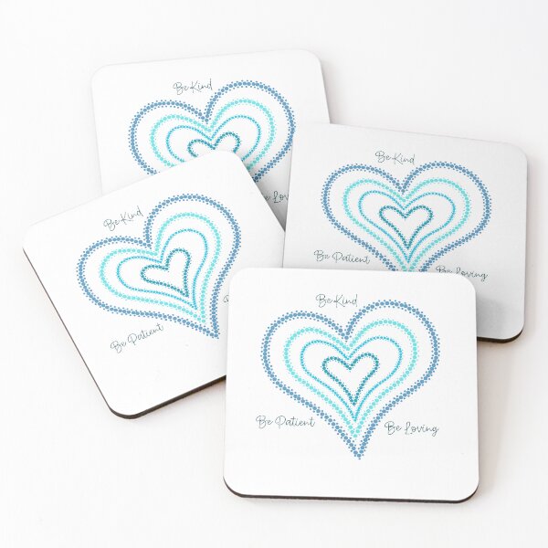 Item preview, Blue Hearts Dot Art designed and sold by Cardiff Creative.