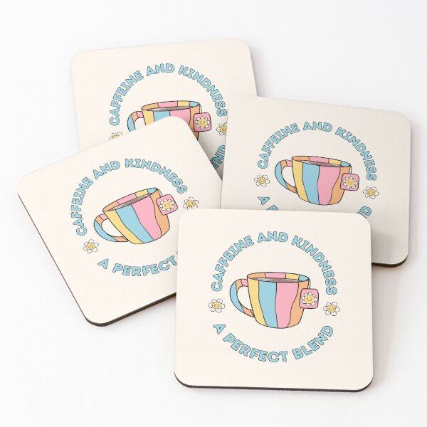 Item preview, Caffeine and Kindness A Perfect Blend Tea Cup designed and sold by KimRG.
