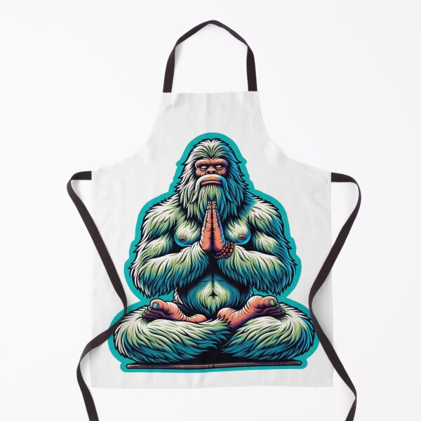 Item preview, Yeti meditating designed and sold by Catherine Harrison.