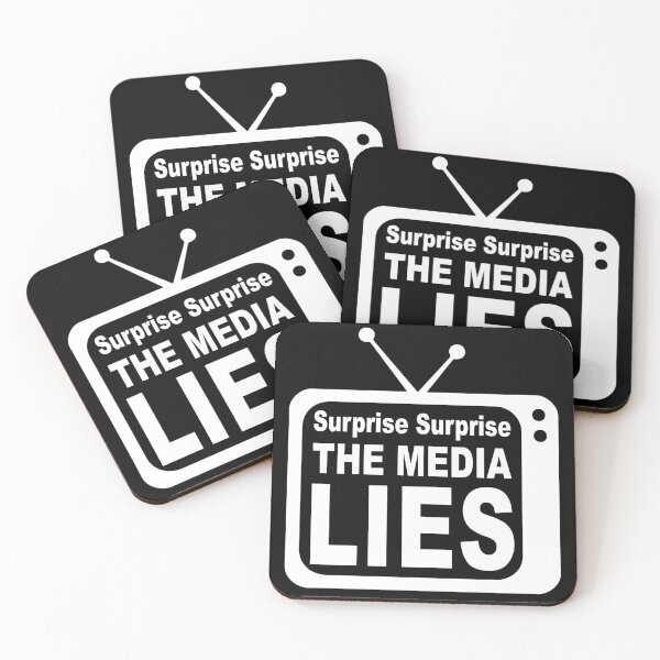 Item preview, Surprise Surprise the Media Lies  designed and sold by fairchildstyle.
