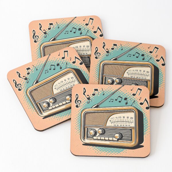 Item preview, Vintage Radio Pop Art Style designed and sold by artofuniverse.