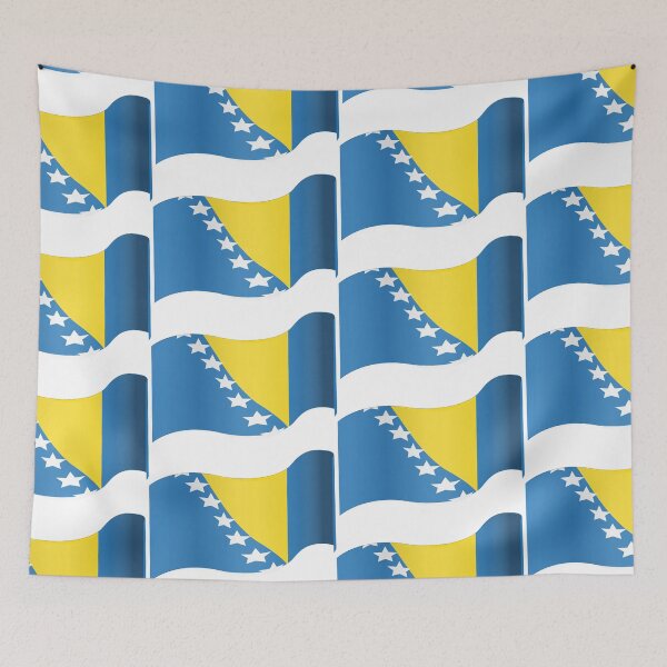 Item preview, Bosnia Flag designed and sold by HarveyHandcraftsandDesigns.