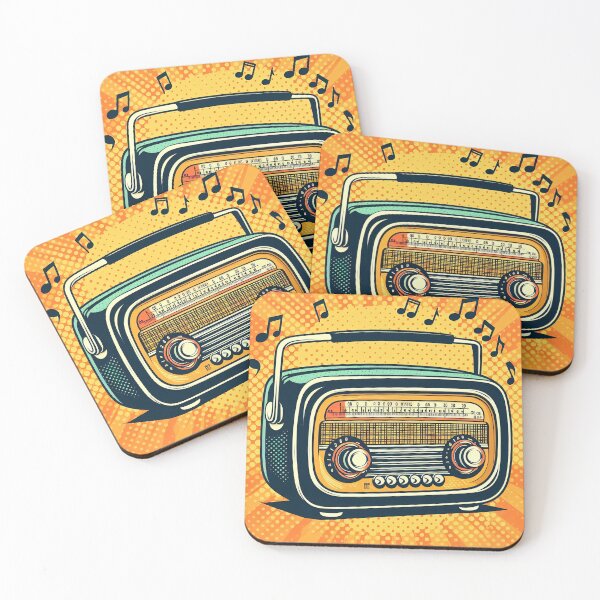 Item preview, Vintage Radio Pop Art Style designed and sold by artofuniverse.
