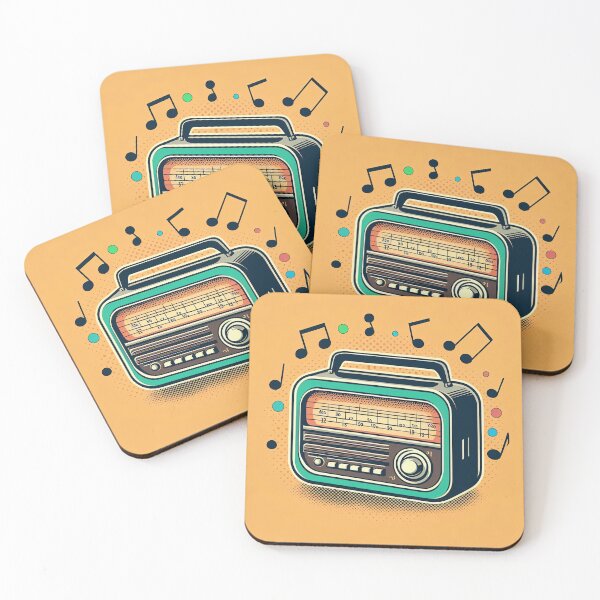 Item preview, Vintage Radio Pop Art Style designed and sold by artofuniverse.