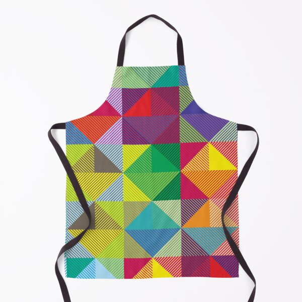 Item preview, Colorful Chaos Retro Geometric Multi-Color Pattern designed and sold by FrazellaDesigns.
