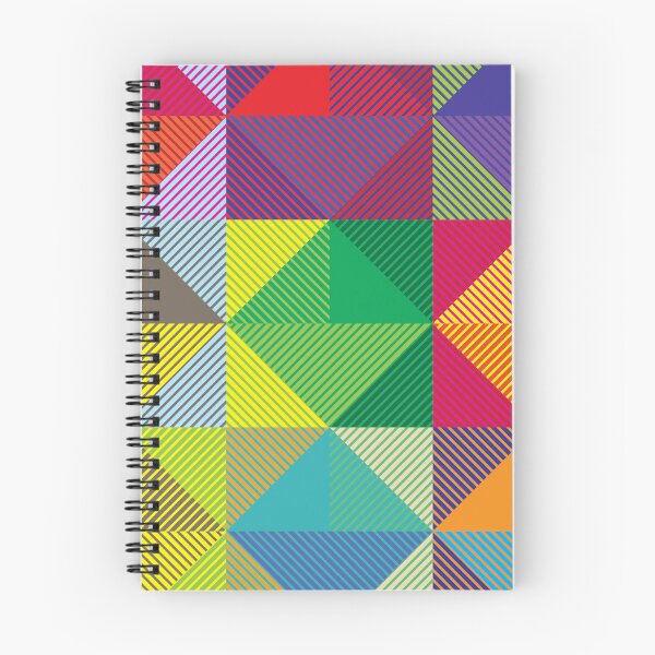 Item preview, Colorful Chaos Retro Geometric Multi-Color Pattern designed and sold by FrazellaDesigns.