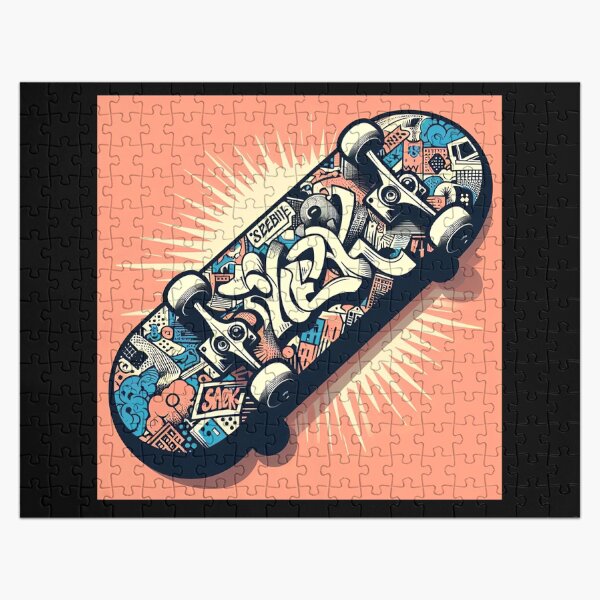 Item preview, Retro Skateboard Pop Art Style designed and sold by artofuniverse.