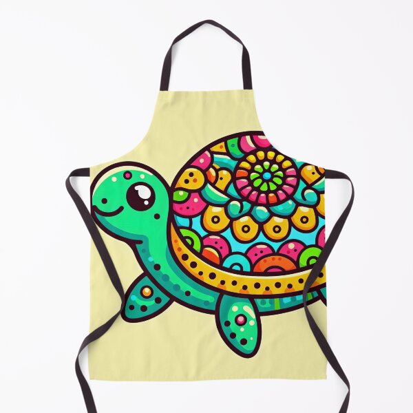 Item preview, Cute Turtle Pop Art Style designed and sold by artofuniverse.