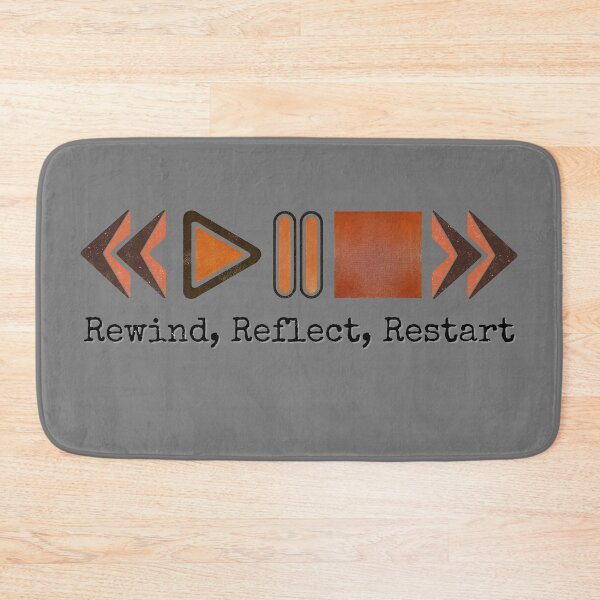 Item preview, Vintage Rewind, Reflect, Restart - Stickers, T-Shirts, Canvas, Mugs, and More designed and sold by PsycheBrain.