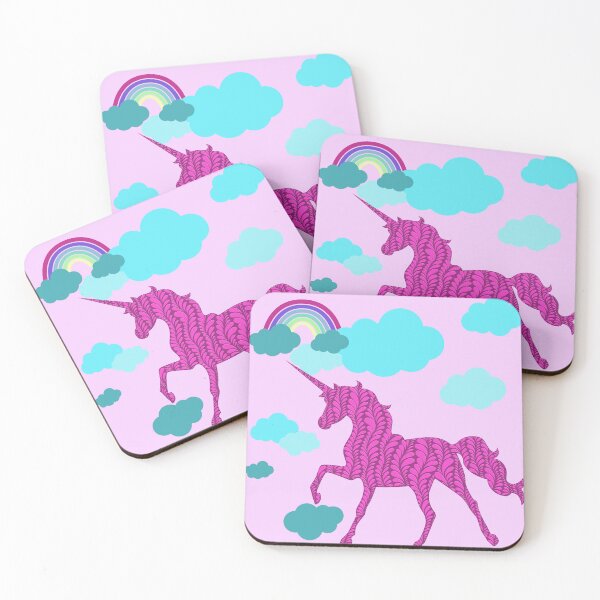 Item preview, Zen Petal Art - Pink Fantasy Unicorn  designed and sold by SpeakBoldly.