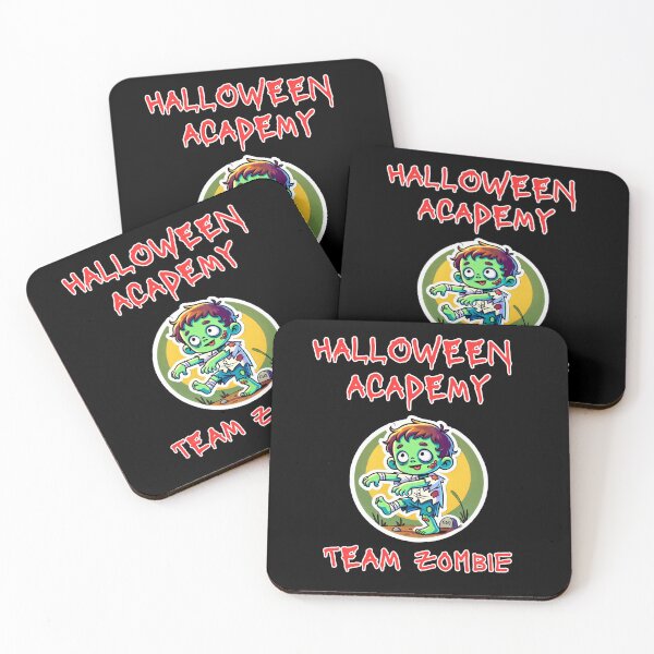 Item preview, Halloween Academy Team Zombie T-Shirt designed and sold by Manic Merch Designs.