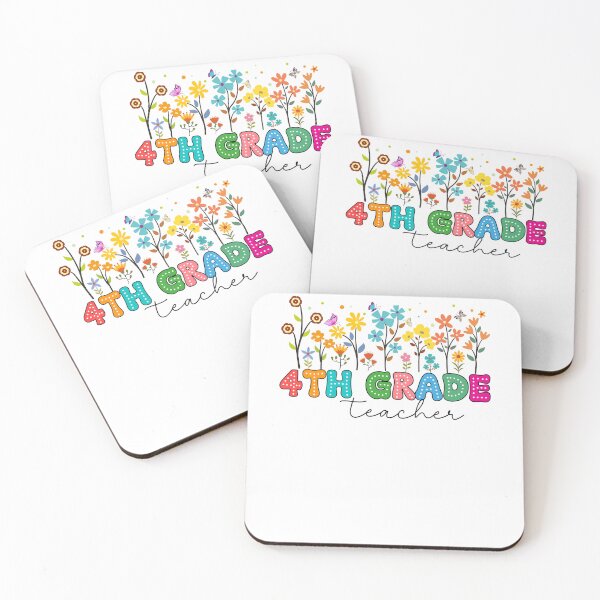 Item preview, 4th Grade Happy Teacher designed and sold by BlissfulPrintz.