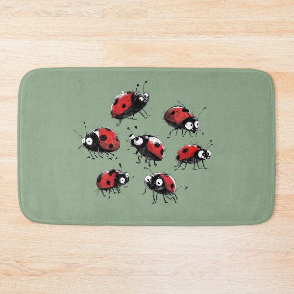 Item preview, Cute Ladybugs Ink Drawing  designed and sold by MaryFiore.