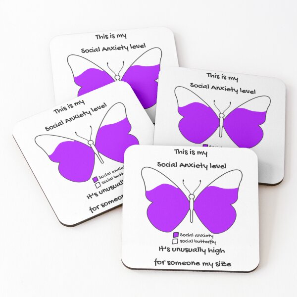 Item preview, Social Anxiety Butterfly designed and sold by Fireflies2344.