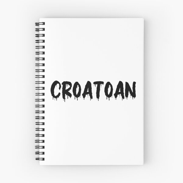 Item preview, BLACK ON WHITE CROATOAN BLOOD DRIP designed and sold by RomeArtCo.