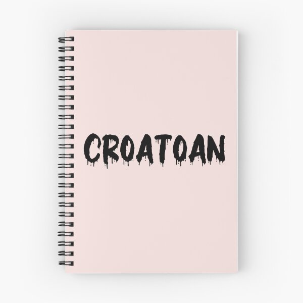 Item preview, BLACK ON PINK CROATOAN BLOOD DRIP designed and sold by RomeArtCo.
