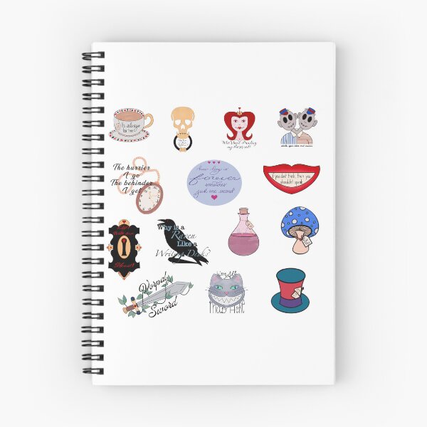 Item preview, Alice in Wonderland Sticker Sheet designed and sold by CasaFortis.