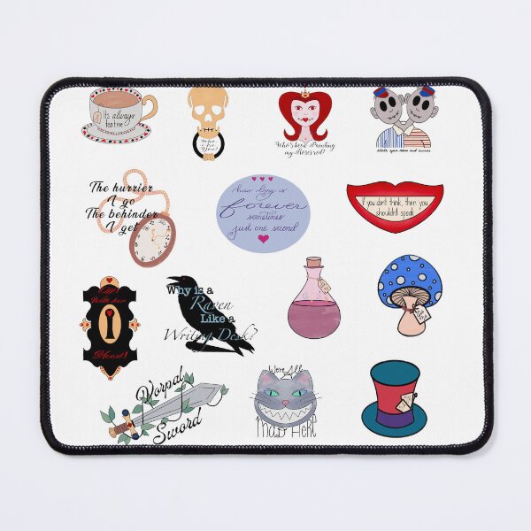 Item preview, Alice in Wonderland Sticker Sheet designed and sold by CasaFortis.