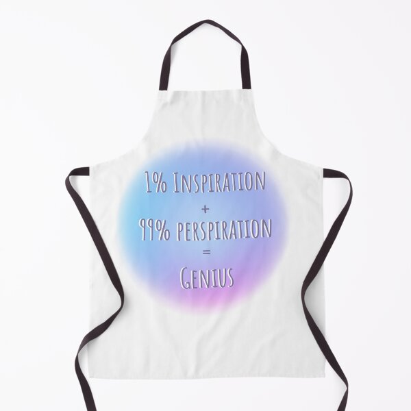 Item preview, 1% Inspiration + 99% Perspiration = Genius designed and sold by NSBUBBLEPOD.