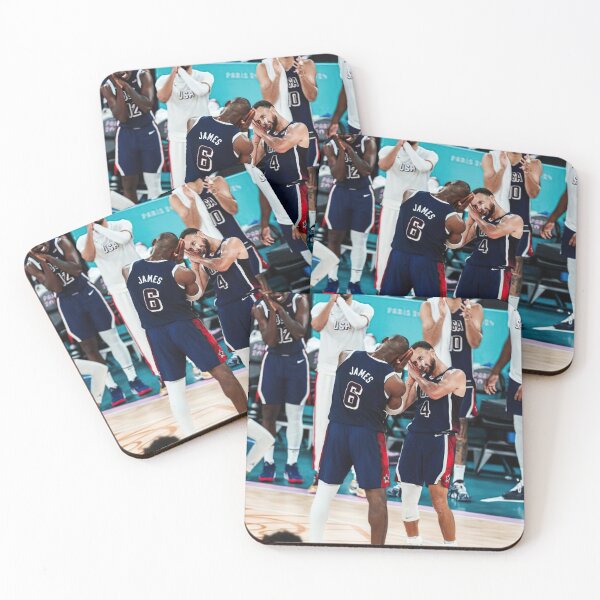 Item preview, Steph Curry, Lebron James Night Night Olympic Paris 2024 designed and sold by IsiahYoungshop.