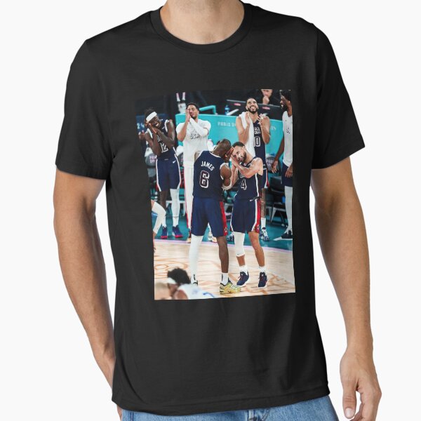 Item preview, Steph Curry, Lebron James Night Night Olympic Paris 2024 designed and sold by IsiahYoungshop.