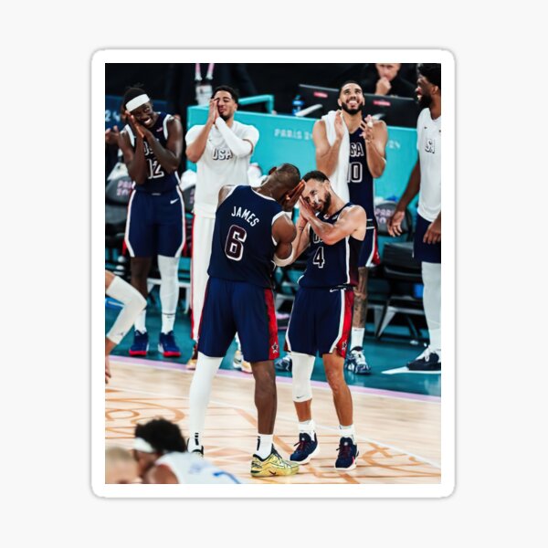 Artikel-Vorschau von Steph Curry, Lebron James Nacht Nacht Olympia Paris 2024, designt und verkauft von IsiahYoungshop.