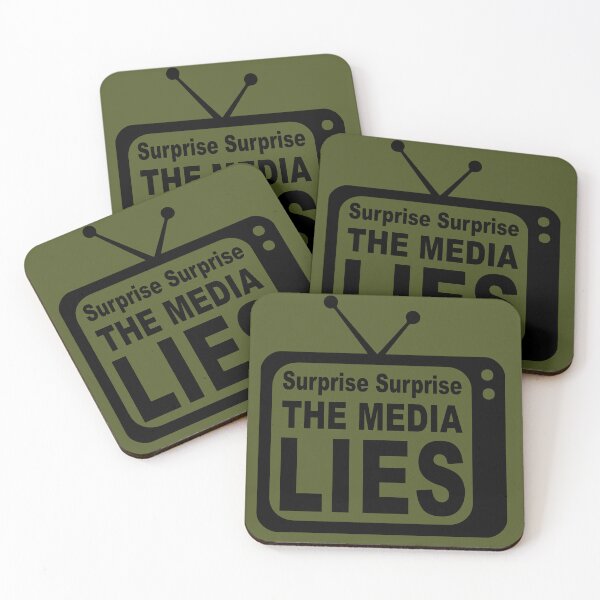 Item preview, Surprise Surprise the Media Lies  designed and sold by fairchildstyle.