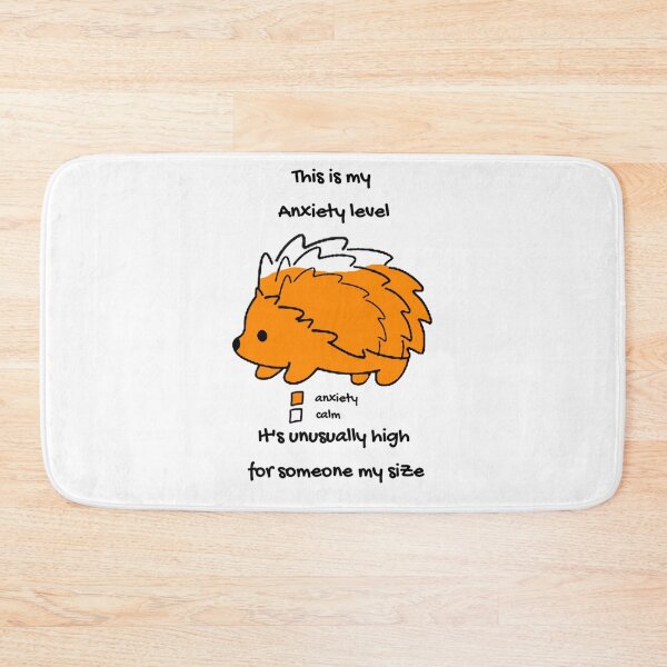 Item preview, Anxiety Hedgehog designed and sold by Fireflies2344.