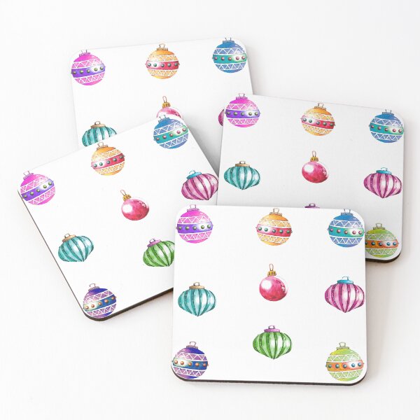 Item preview, Watercolor Christmas Ornaments designed and sold by silviaol.