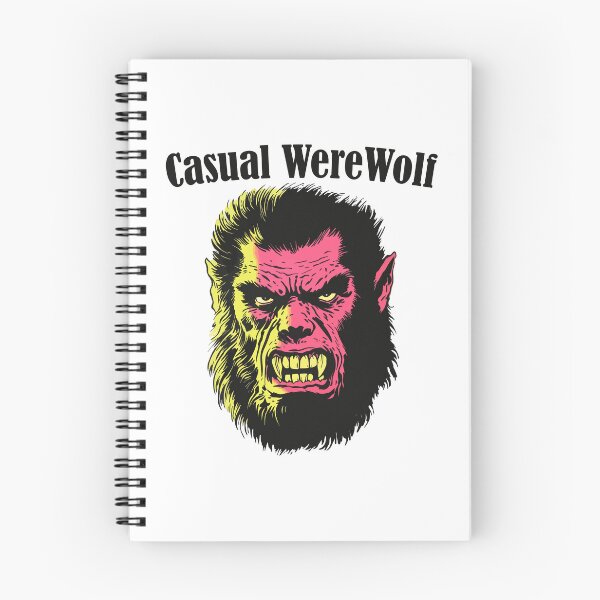 Item preview, Casual Werewolf Face - Retro Vintage designed and sold by -DEEWOLF-.