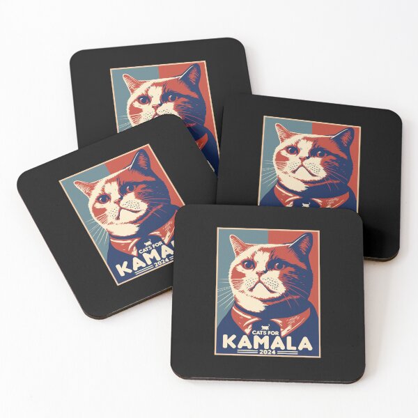 Item preview, Harris Walz 2024 - Politically Purrfect Cats for Kamala Harris Tim Walz designed and sold by vestalshop.
