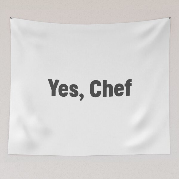 Item preview, Yes Chef Restaurant Worker Waiter Cook Baker Cooking Staff designed and sold by farhanhafeez.
