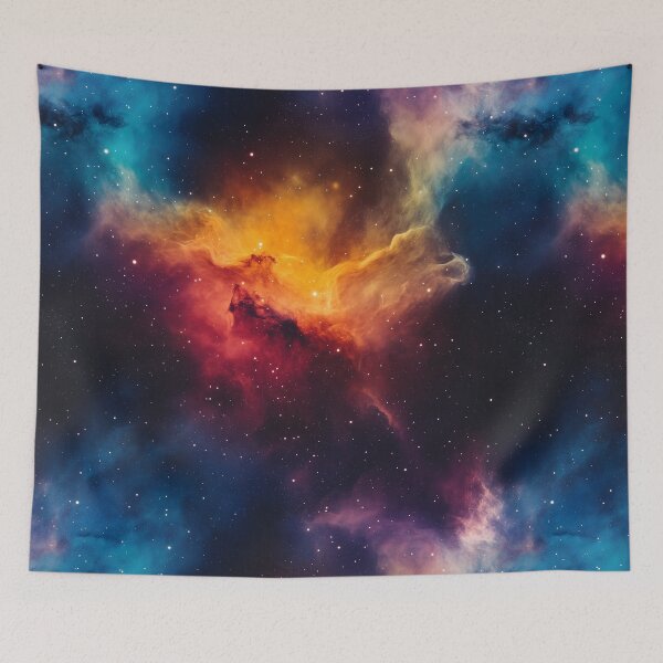Item preview, Colorful Nebula Pattern designed and sold by purelypatterns.