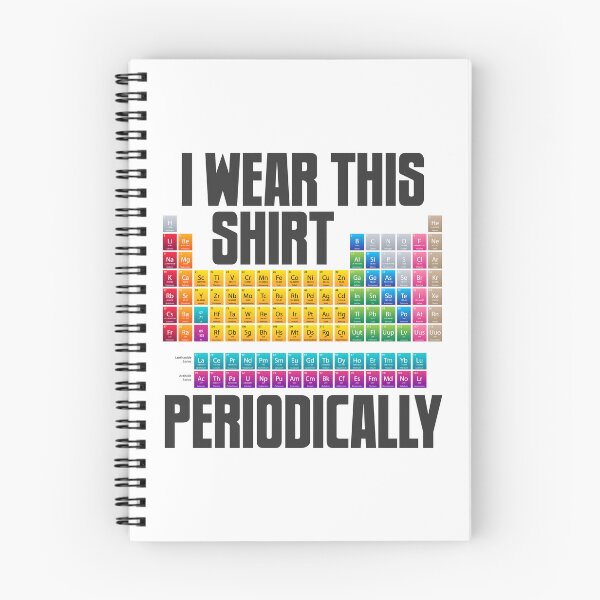 Item preview, Periodically I Wear This Shirt Periodic Table Chemistry Atom designed and sold by farhanhafeez.