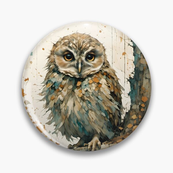 Item preview, Owl on perch  designed and sold by JosieandRose.