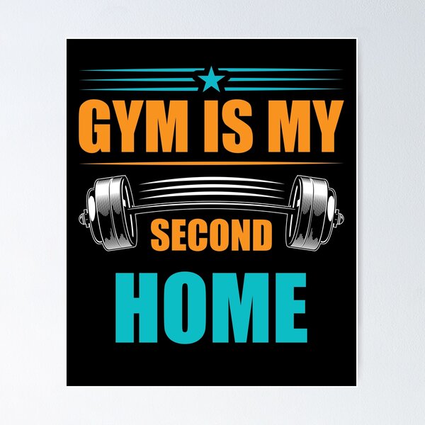Item preview, Gym Is My Second Home,  designed and sold by Design Etstore.