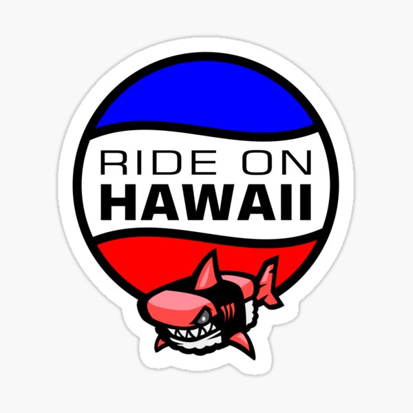 Item preview, Shark Musubi - Ride On Hawaii designed and sold by OberDer-Designs.