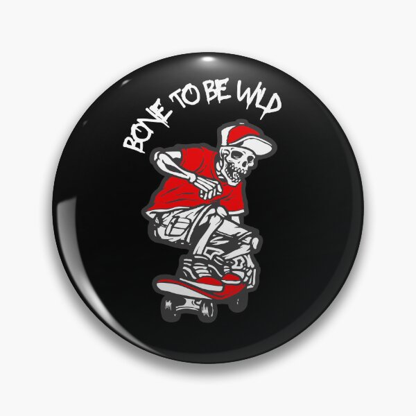 Item preview, Bone to be Wild Halloween Skateboarding Skeleton  designed and sold by SZPdezigns.