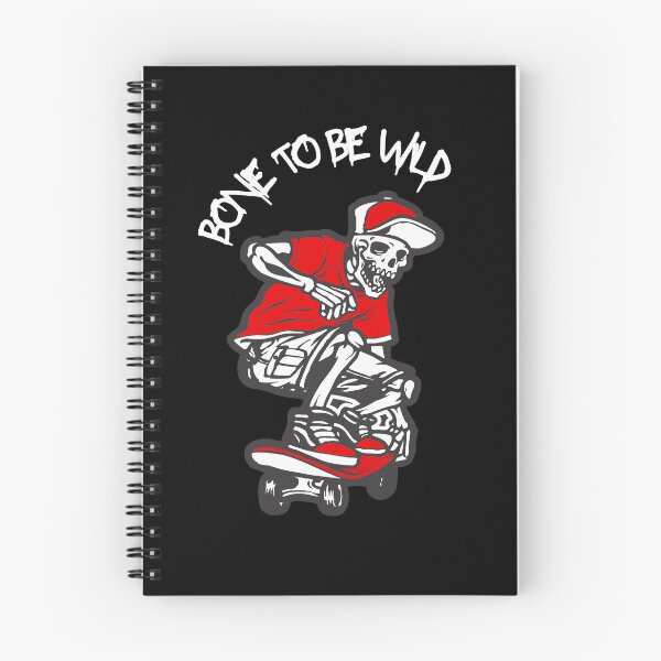 Item preview, Bone to be Wild Halloween Skateboarding Skeleton  designed and sold by SZPdezigns.