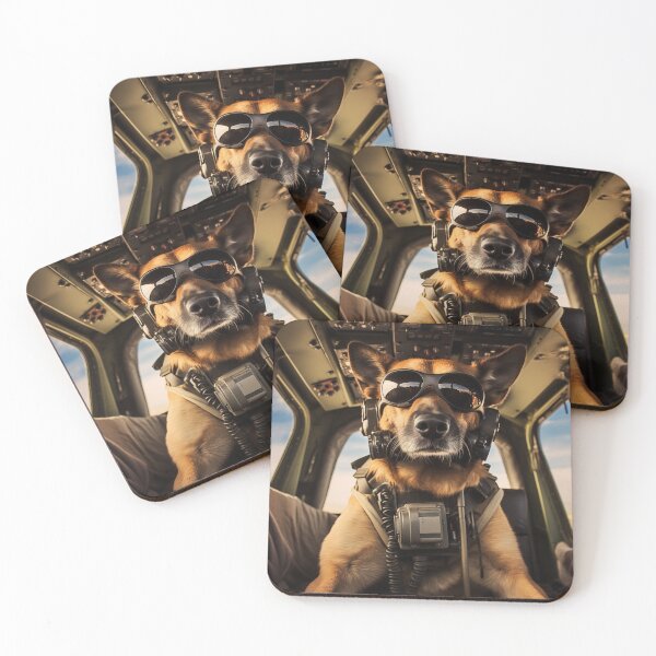 Item preview, Chinook Dog Flying a Chinook Helicopter designed and sold by Samuelsboro.