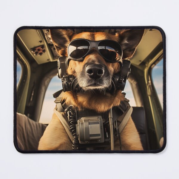 Item preview, Chinook Dog Flying a Chinook Helicopter designed and sold by Samuelsboro.
