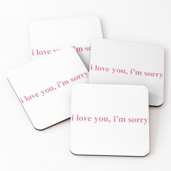 Item preview, i love you, i'm sorry pink designed and sold by amyshira7.