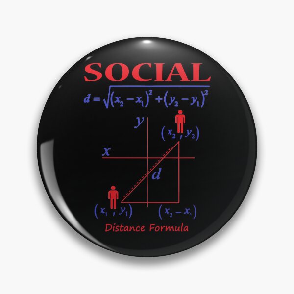 Item preview, Social Equation, Connected Distance designed and sold by Numbers-Art.