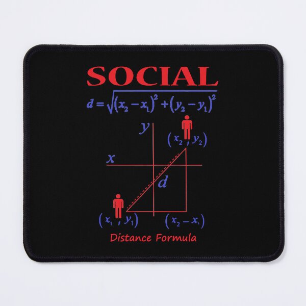 Item preview, Social Equation, Connected Distance designed and sold by Numbers-Art.