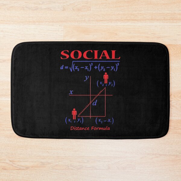 Item preview, Social Equation, Connected Distance designed and sold by Numbers-Art.