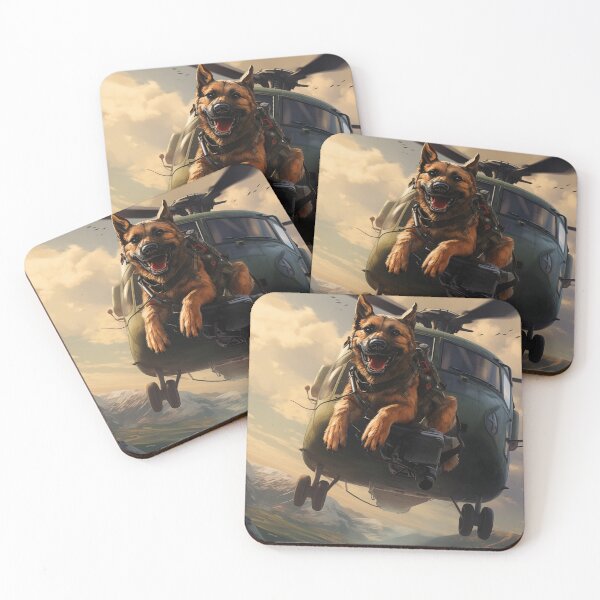 Item preview, Chinook Dog Riding a Chinook Helicopter designed and sold by Samuelsboro.