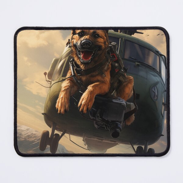 Item preview, Chinook Dog Riding a Chinook Helicopter designed and sold by Samuelsboro.