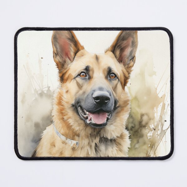 Item preview, Watercolor Portrait of a Chinook Dog designed and sold by Samuelsboro.
